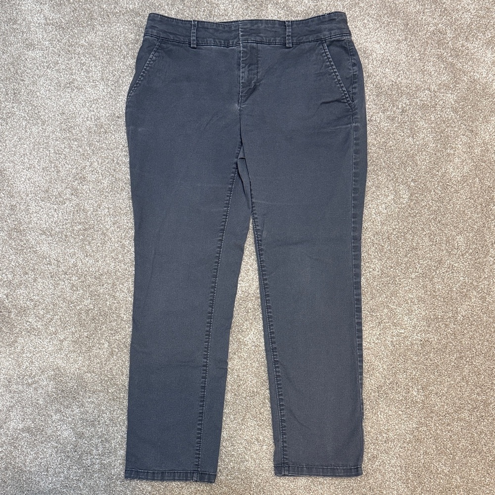 LOFT Women's Charcoal Straight Leg Pants